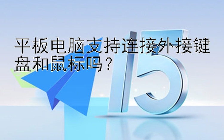 平板电脑支持连接外接键盘和鼠标吗？